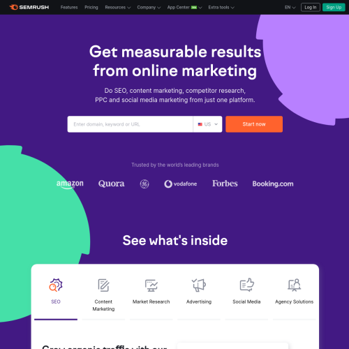 Semrush - Online Marketing Can Be Easy